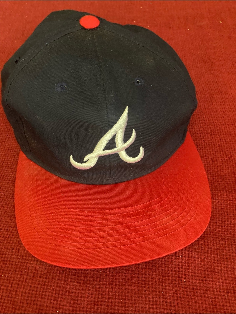 Atlanta Braves MLB Cap - Navy & Red